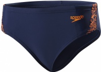 Speedo Boom Splice 6.5cm Brief Boy Navy/Fluo Orange