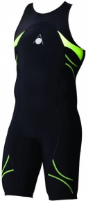 Férfi versenyúszónadrág Aqua Sphere Energize Speed Suit Man Black/Green