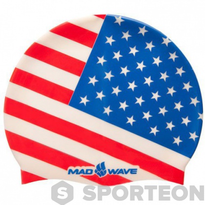 Úszósapka Mad Wave USA Swim Cap