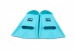 Uszony BornToSwim Junior Short Fins Turquoise