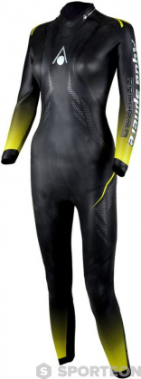 Női neoprén úszódressz Aqua Sphere Racer 2.0 Women Black/Yellow