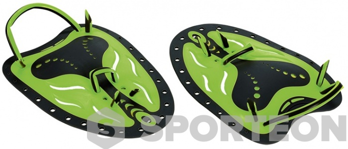 Tenyérellenállás Aquafeel Paddles Green/Black