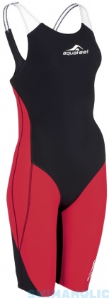 Lányka verseny úszódressz Aquafeel N2K Openback I-NOV Racing Girls Black/Red