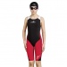 Lányka verseny úszódressz Aquafeel N2K Openback I-NOV Racing Girls Black/Red