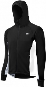 Pulóver Tyr Male Victory Warm-Up Jacket Black/White