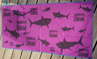 Törülköző BornToSwim Shark Microfibre Towel