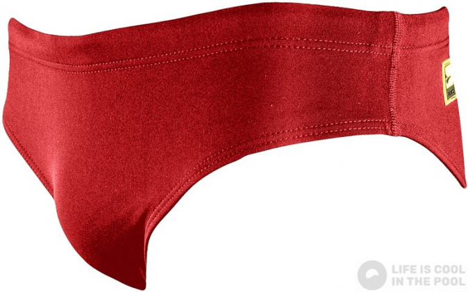 Fiú fürdőruha Finis Youth Brief Solid Red