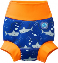 Úszónadrág a legkisebbeknek Splash About New Happy Nappy Shark Orange