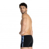 Férfi úszónadrág Arena Infinite Stripe Short Black/Neon Blue/Multi
