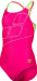 Arena Girls Swimsuit Swim Pro Back Logo Freak Rose/Soft Green
