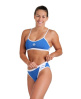 Arena Icons Bikini Cross Back Solid Royal/White