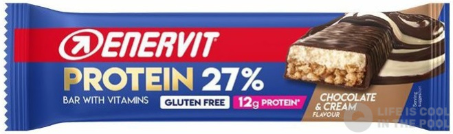 Enervit Protein Bar 27% Chocolate+Cream Flavour 45g