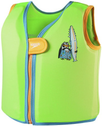 Speedo Character Printed Float Vest Chima Azure Blue/Fluro Green