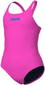 Arena Solid Swim Pro Junior Shocking Pink/River Blue