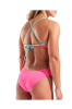 Arena Performance Tie Back Pink / Turquoise
