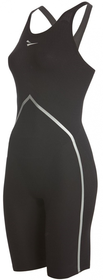 Női verseny úszódressz Finis Rival Open Back Kneeskin Black