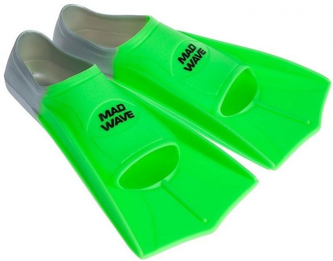 Uszony Mad Wave Short Training Fins Green