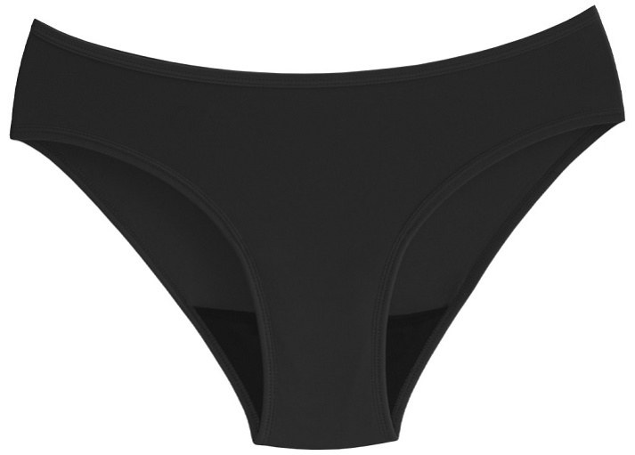 Menstruációs fürdőruha WUKA Swim Bikini Brief Light Flow Black