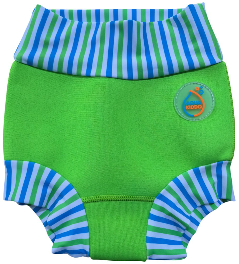 Úszónadrág a legkisebbeknek AquaKiddo Swim Nappy Neon Green