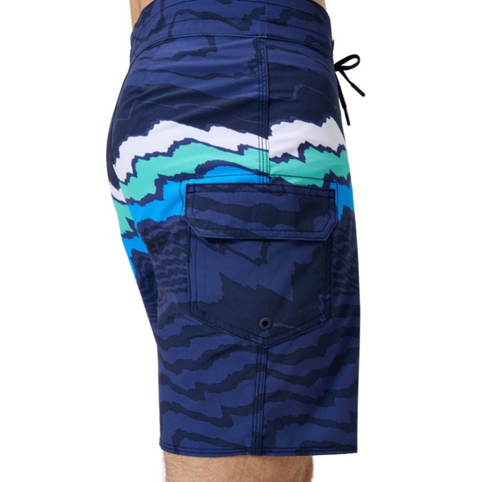 Speedo Stripe Flex Boardshort Navy/White