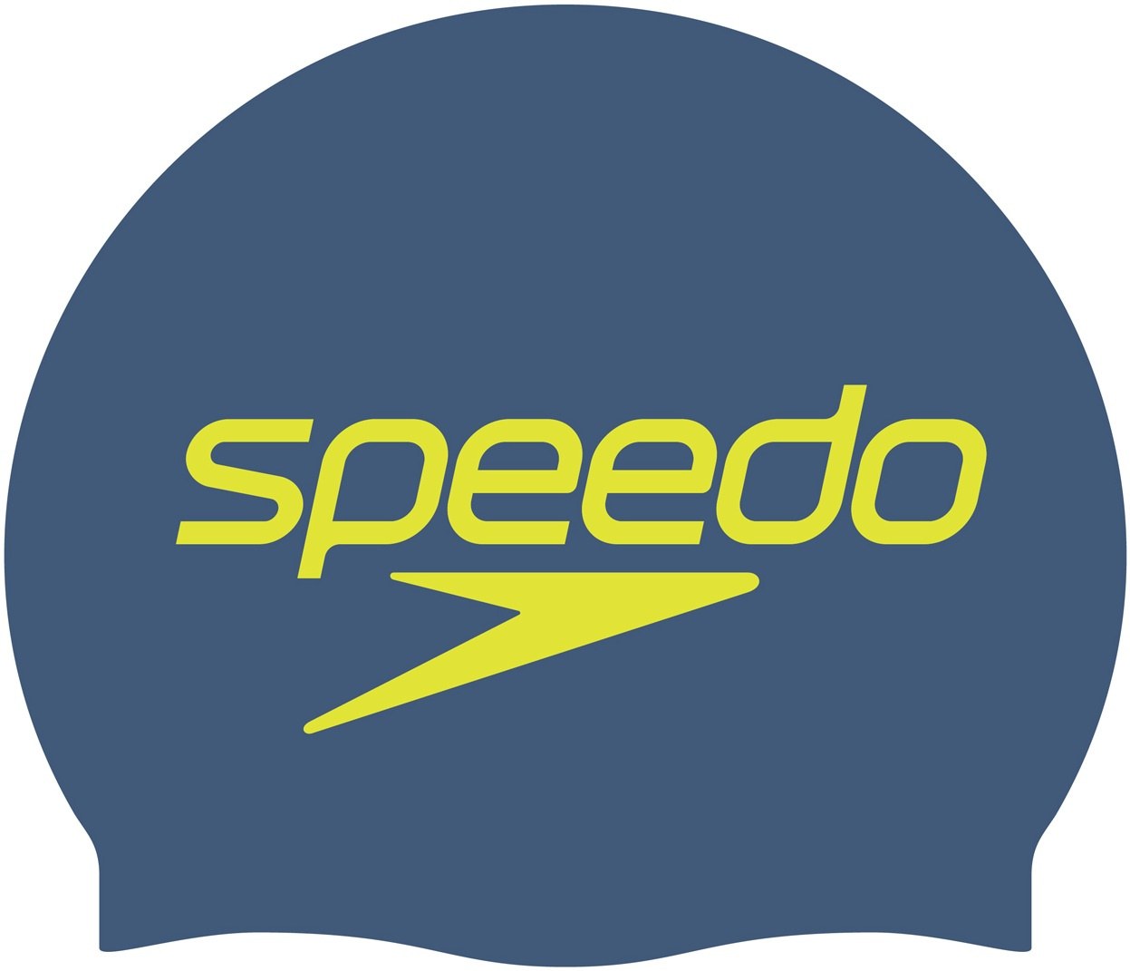 Speedo Printed Logo Cap Grey